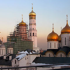 фото "Соборы Кремля. Закат."