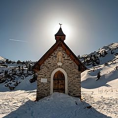 фото "chapel on a glacier"