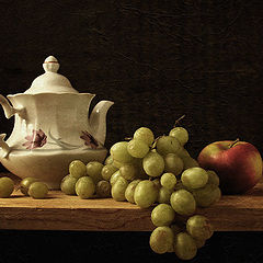 photo "Teapot and fruit 2"