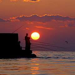 фото "Sunset fishers"