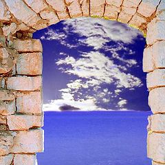 фото "One old window on the sea"