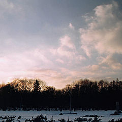 фото "sunset in Stryjskyj Park"