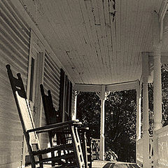 photo "Maw Barton's  front porch: 1993"