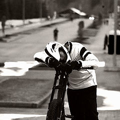 фото "Bike driving."