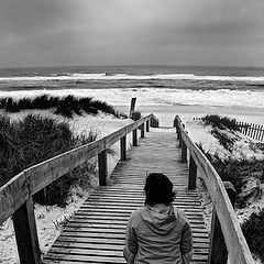 фото "By the Sea (different b&w conversion method)"