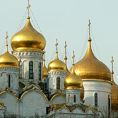 photo "Gold cupolas of the Moscow Kremlin"