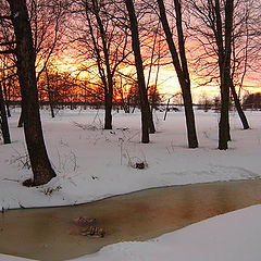 фото "Northern sunset in April"