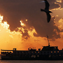 фото "Sundown bay of izmir"