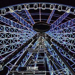 photo "Neon wheel ..."