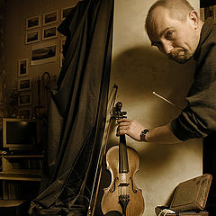 photo "Mastering still-life with a violin"