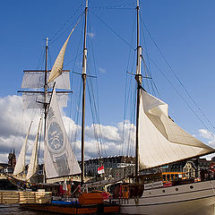 photo "Sailboat on the Rhine"