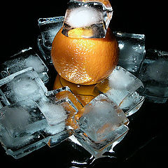 photo "Tangerine of ice age"