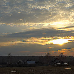 фото "Деревенский закат."