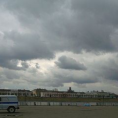 photo "Patrol on the quay of Volga in Tver-city"