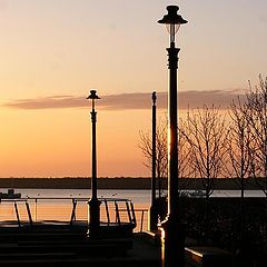 photo "Lamposts at dawn"