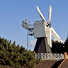 photo "Windmill on a roof"