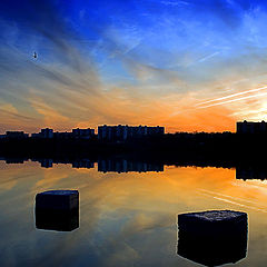 photo "Zarizinskiy pond in Moscow"