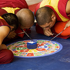 photo "On a visit at the Tibetan monks №2"