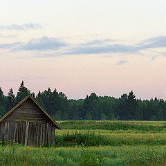 photo "landscape with a sauna"