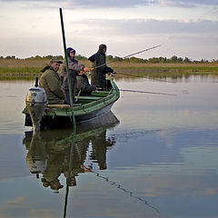 photo "Fishermen on the Volga-river."