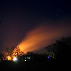 фото "Огонь в ночи..."