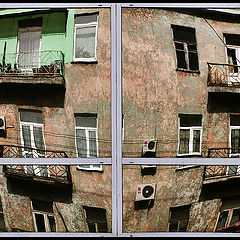 photo "Отражения. Зеленый балкон"