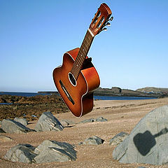 photo "Sand, strings and shadow...!"