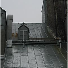 фото "Rainy roof in Quebec City (QC)"