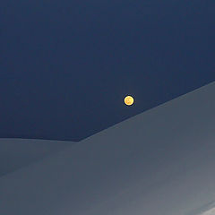 photo "Moon Rise Over White Sands"