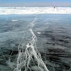 фото "Прогулка по льду Байкала"