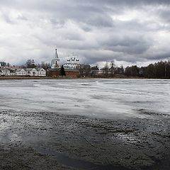 фото "Иверский монастырь: непогода"