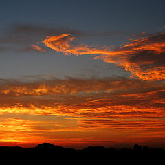photo "Strange clouds before sunrise"
