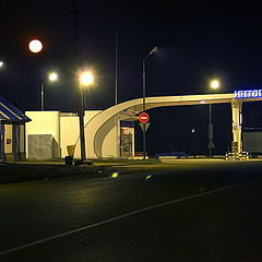 photo "The Night on The Empty Road"