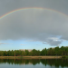 photo "Rainbow and rain"