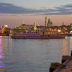 photo "Evening steamship"