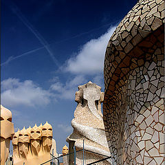 photo "Gaudi's forms... Or the Sky of Spain."