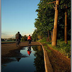 photo "Run on Bicycle?"