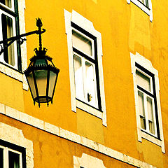 photo "...windows of yellow house"