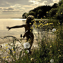 photo "Opening of a swimming season"