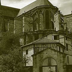 photo "Cathedral and old houses"