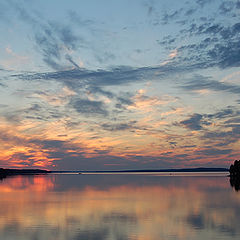 photo "Sunset by the lake"