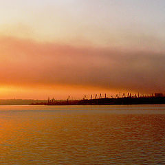 фото "Восход солнца над Запорожьем"