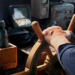 photo "Ship steering wheel"