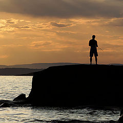 фото "Fishing at sunset"