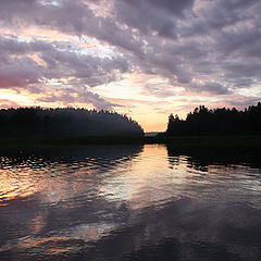 photo "Ladoga shhery. The Sunset."