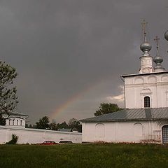 фото "Радуга, Суздаль, Покровский монастырь"
