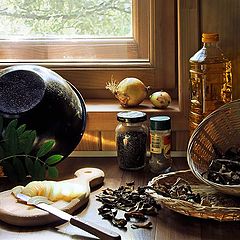 photo "Still life with dry mushrooms"