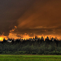 фото "Fire sky (небесный пожар)"