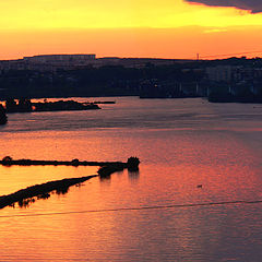 фото "Angara industrial sunset"