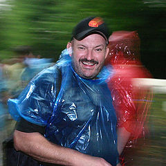 photo "Splash of optimism under a summer rain"